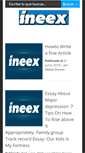 Mobile Screenshot of ineex.com