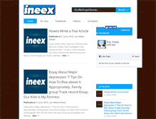 Tablet Screenshot of ineex.com